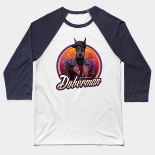 Doberman dog urban style Baseball T-Shirt